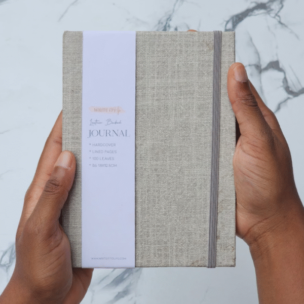 Cream Moleskin Journal