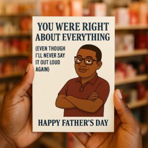 You Were Right About Everything – Funny Father's Day Card