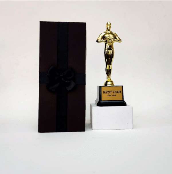 Best Dad Trophy – Personalized Award Gift - Image 2