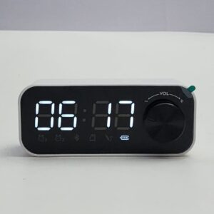 Digital LED Alarm Clock with Bluetooth Speaker