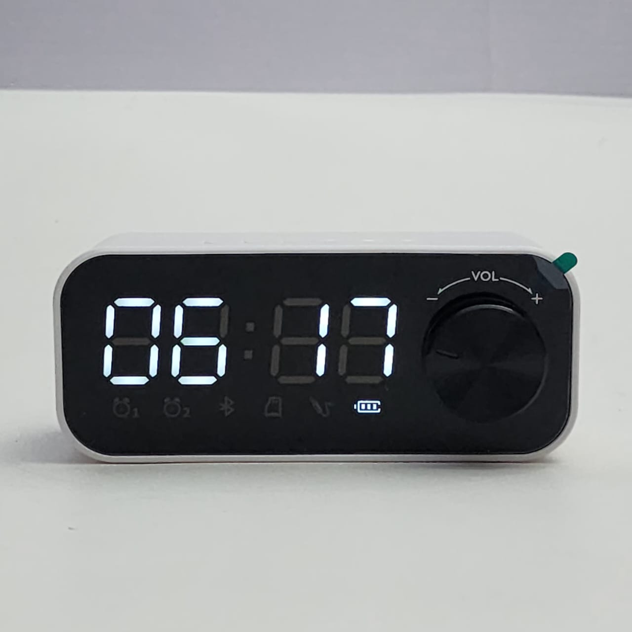 Digital LED Alarm Clock with Bluetooth Speaker