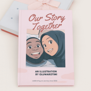 “Our Story Together” – Personalized Illustrated Love Book
