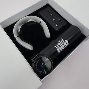 Smart Flask, Neck Massager & Powerbank Set