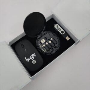 Bluetooth Mouse, Multi-Cable Kit & Flash Drive