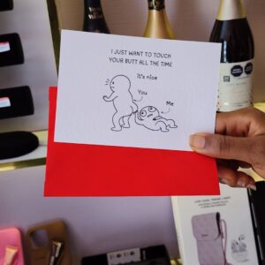 Cheeky Love Card – “I Just Want to Touch Your Butt”