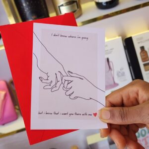 Romantic Commitment Card – “I Want You With Me”