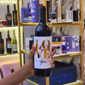 Personalized Sweet Red Wine – Romantic Label