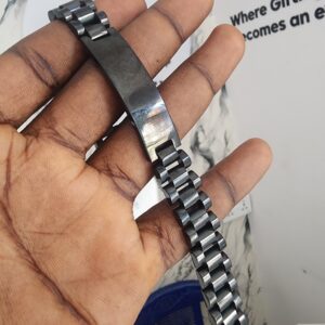 LAG Engraved Bracelet - Black