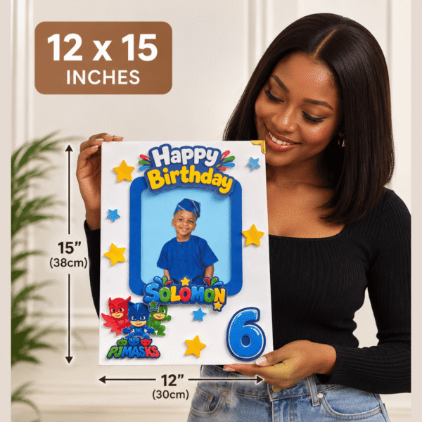 12 x 15 Inch Personalised Birthday Card