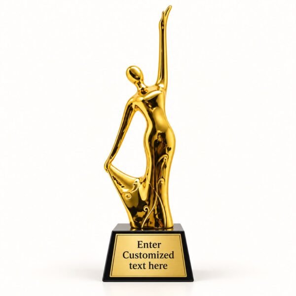 Personalised Gold Figurine Award Trophy