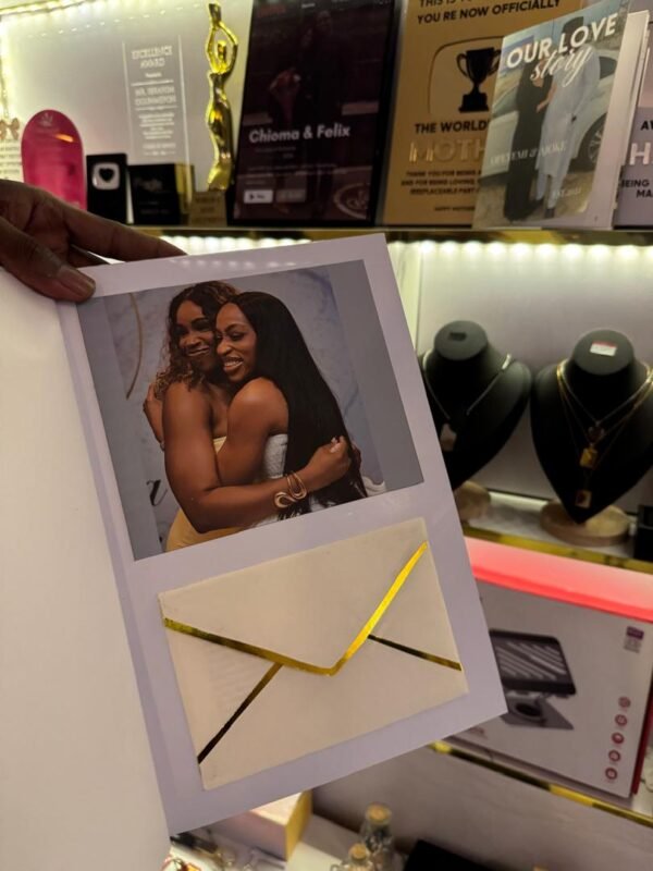 Letters to the Bride Gift Book with Photo and Custom Message